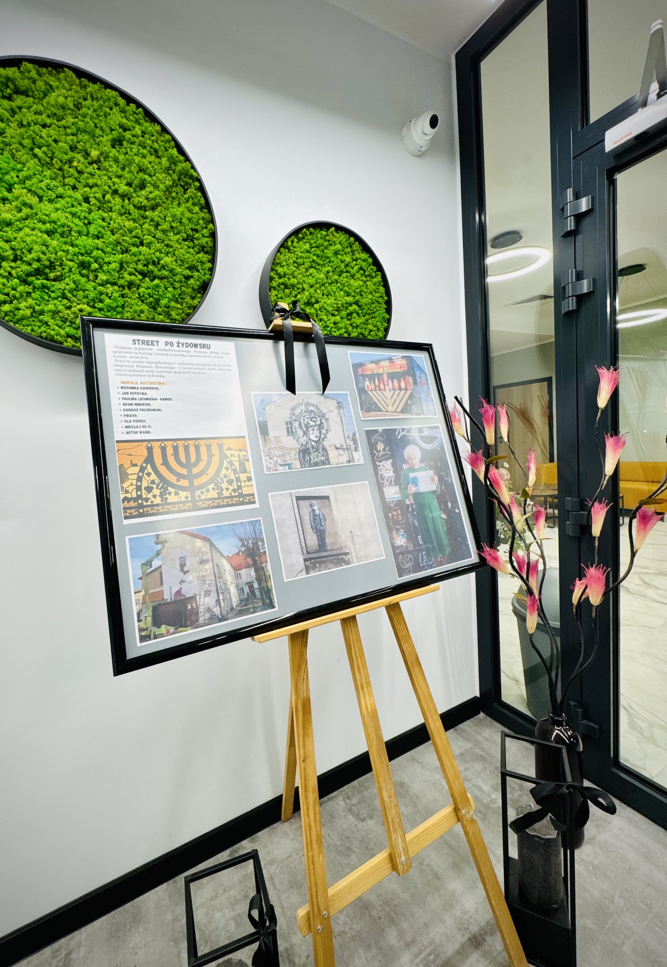Wystawa żydowska street art
