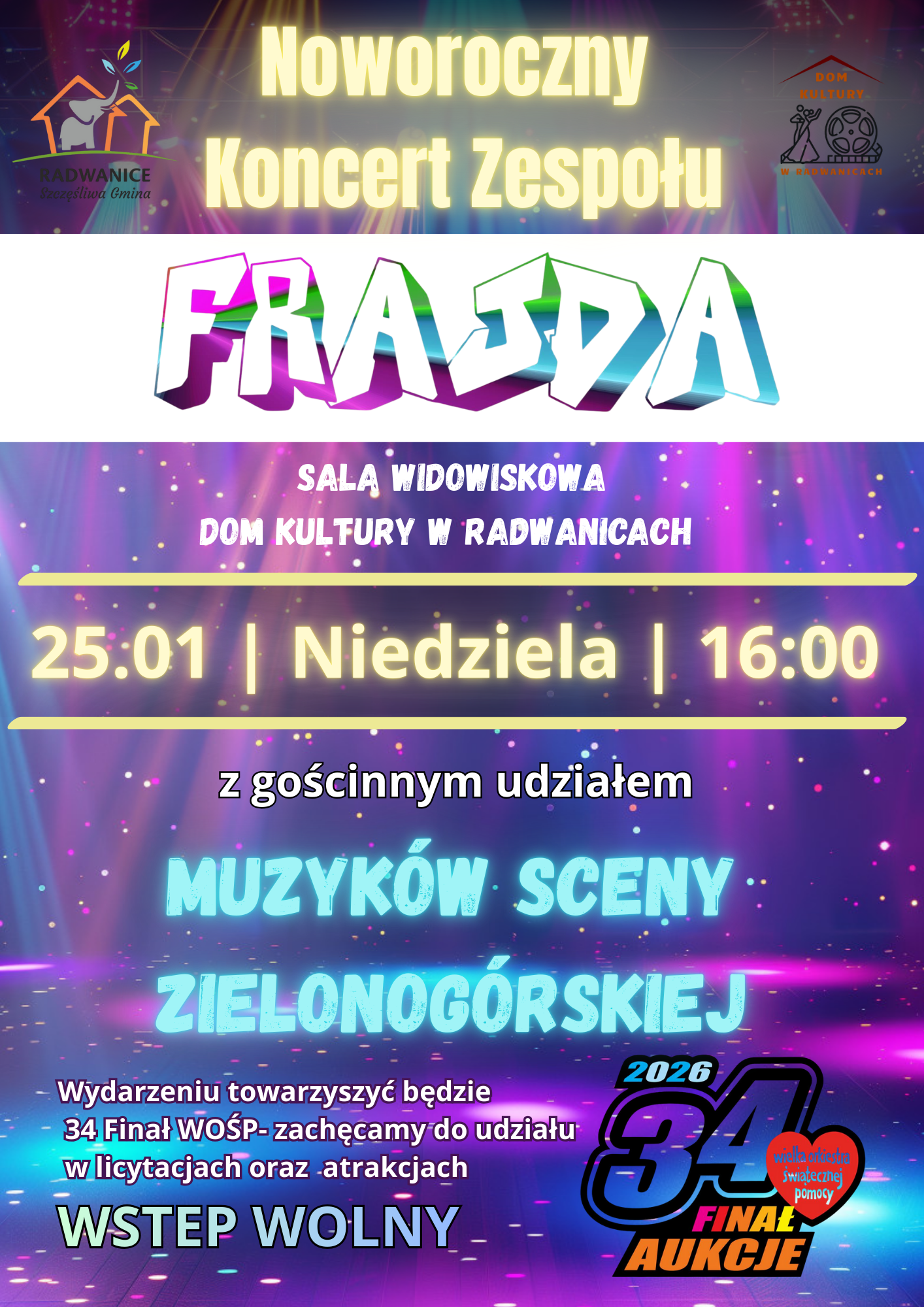 Noworoczny Koncert Zespołu Frajda - zdjęcie 1