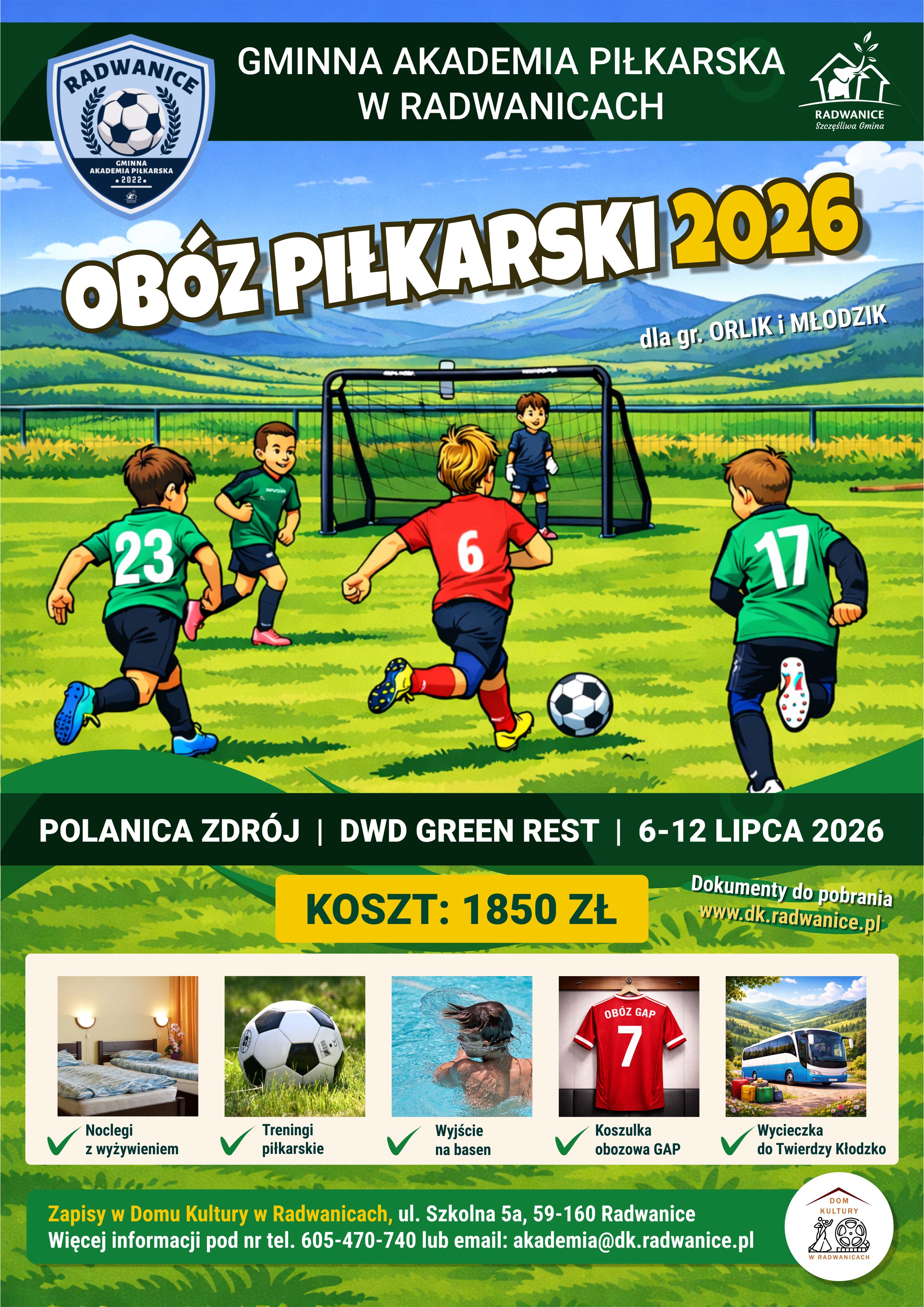 ⚽ LETNI OB&Oacute;Z PIŁKARSKI GAP &ndash; POLANICA-ZDR&Oacute;J 2026 ⚽ - zdjęcie 1