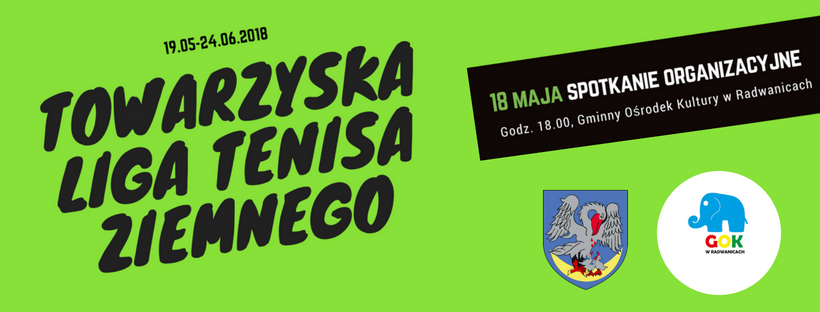 Ilustracja wprowadzenia: Towarzyska Liga Tenisa Ziemnego - wyniki 2018