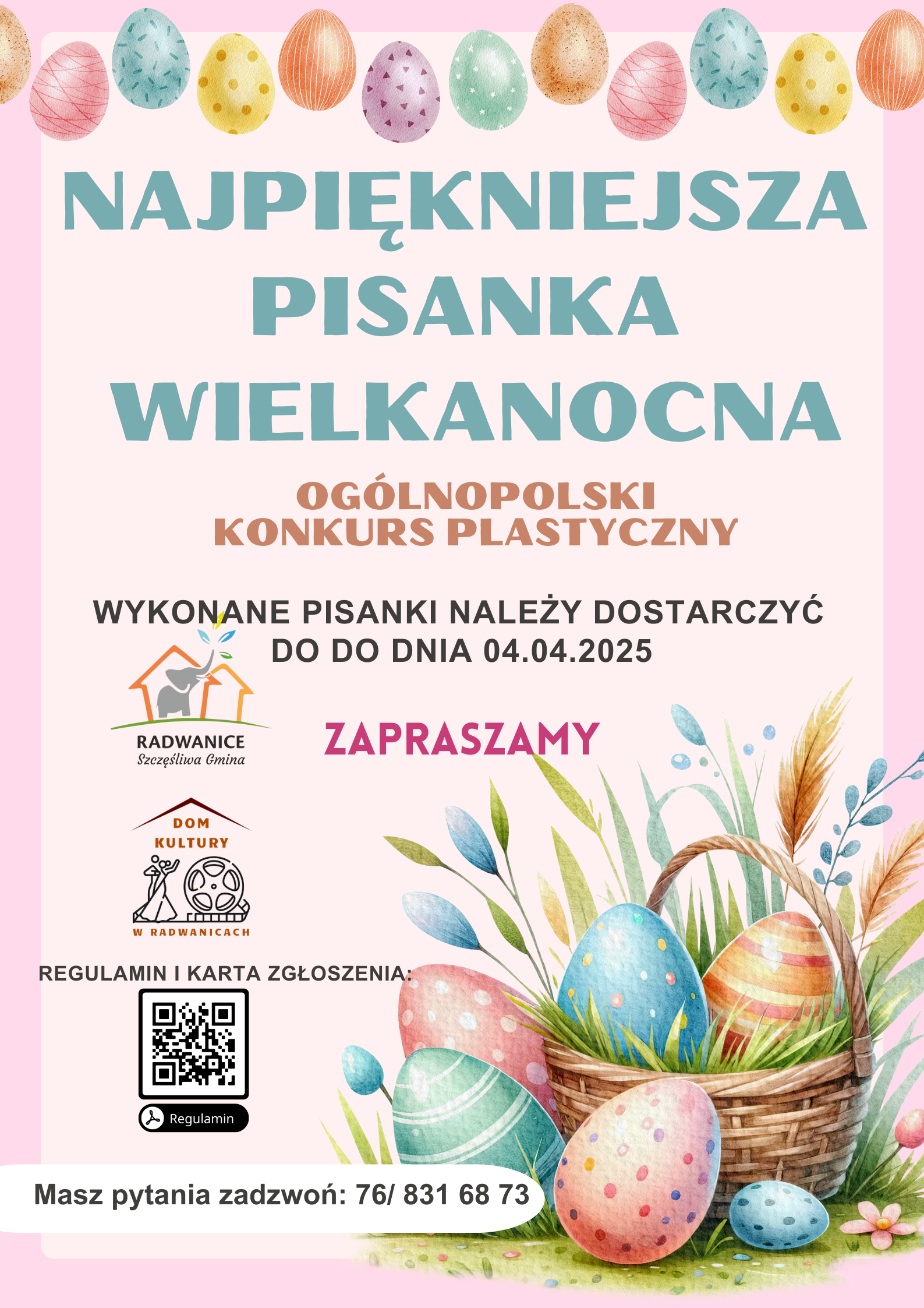 plakat regulamin konkursu